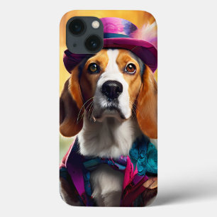 Beagle in levendig kostuum Case-Mate iPhone case
