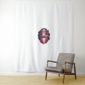 Beagle – Intergalactische hondenontmoeting Wandkleed (In situ)
