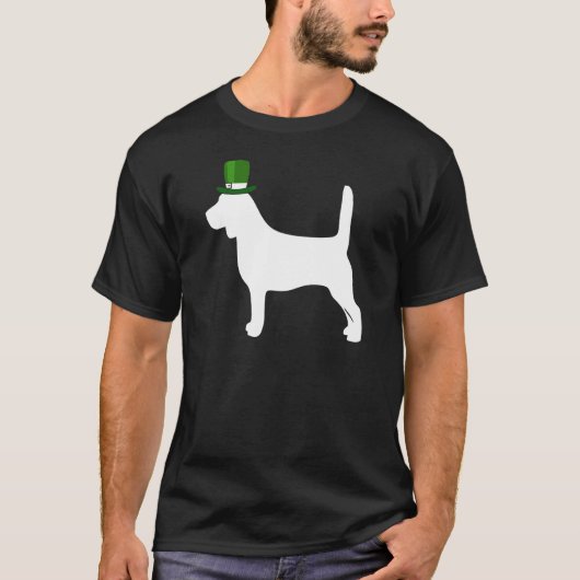 Beagle Irish St Patrick Day T-shirt (Voorkant)