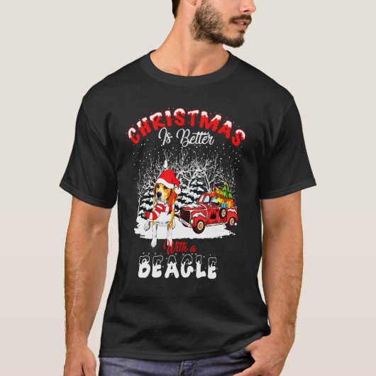 Beagle is beter om licht rond te trekken. t-shirt (Voorkant)