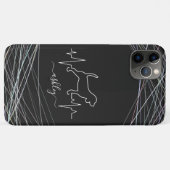 Beagle is hartslag Koele minimale hondenliefde Case-Mate iPhone Case (Achterkant (horizontaal))