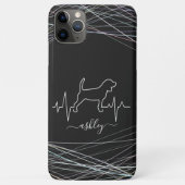 Beagle is hartslag Koele minimale hondenliefde Case-Mate iPhone Case (Achterkant)