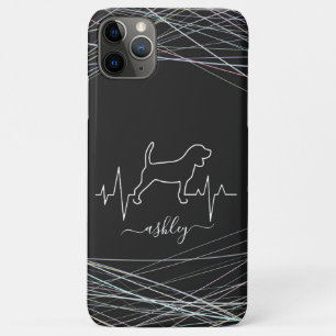 Beagle is hartslag Koele minimale hondenliefde Case-Mate iPhone Case