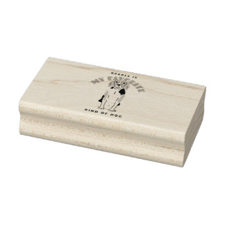 BEAGLE IS MIJN FAVORIETE SOORT DOG RUBBERSTEMPEL