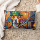 Beagle Jäger Pop Art – Moderner Jagdhund Kussen (Deken)