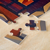 Beagle Jäger Pop Art – Moderner Jagdhund Legpuzzel (Zijkant)