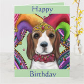 BEAGLE  KAART (Gele Bloem)