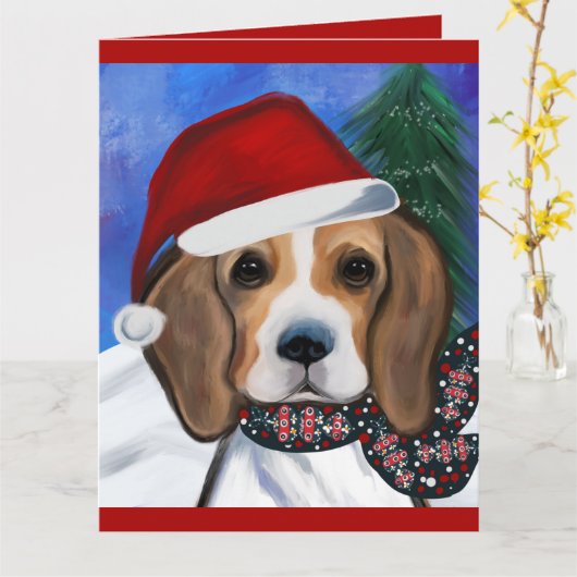 Beagle      kaart (Gele Bloem)