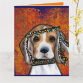 Beagle        kaart (Gele Bloem)