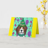 BEAGLE KAART (Gele Bloem)