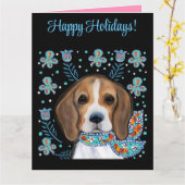 Beagle Kaart (Gele Bloem)