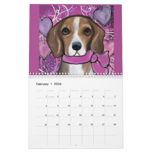 Beagle Kalender (Feb 2026)