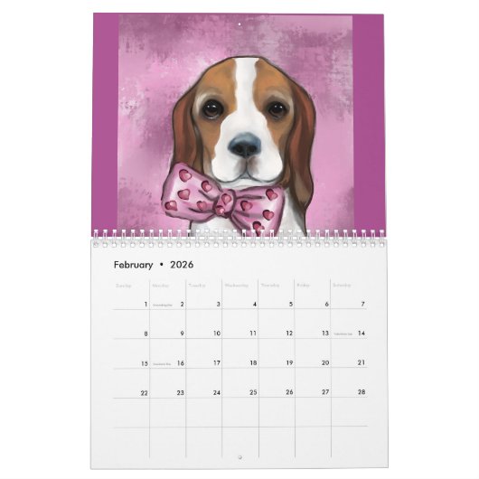 Beagle Kalender (Feb 2026)
