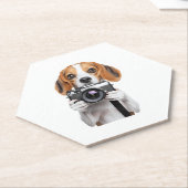 Beagle Kartonnen Onderzetters (Schuin)