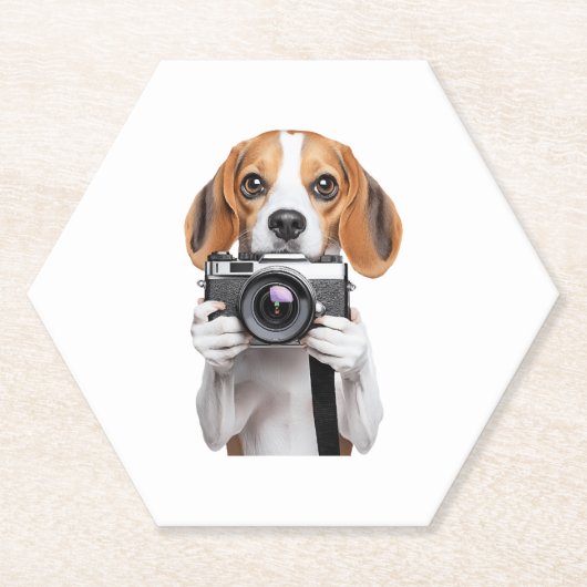Beagle Kartonnen Onderzetters (Voorkant)