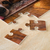 Beagle kater na nieuwjaarsfeest legpuzzel (Zijkant)