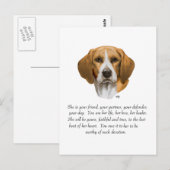 Beagle Keepomwille Briefkaart (Voorkant / Achterkant)
