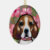 Beagle keramisch ornament (Rechts)