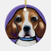Beagle keramisch ornament (Voorkant)