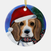 Beagle     keramisch ornament (Voorkant)