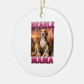 Beagle Keramisch Ornament (Links)
