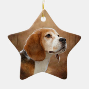 Beagle Keramisch Ornament