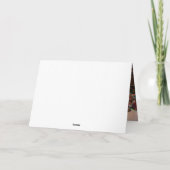 Beagle kerst feestelijk seizoen kaart (Achterkant)