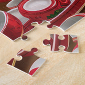 Beagle Kerstbakfeest: Festieve Kerstmis Legpuzzel (Zijkant)