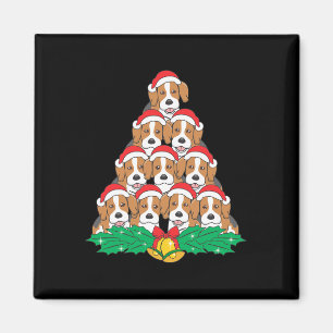 Beagle Kerstboom Beagle Hondenliefhebber Vakanties Magneet