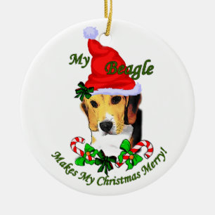 Beagle kerstcadeaus Ornament