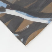 Beagle Kerstfeest Sneeuwscène Fleece Deken (Hoek)