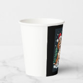 Beagle Kersthond Eigenaar Xmas Vakantie Panama Lon Papieren Bekers (Rechts)