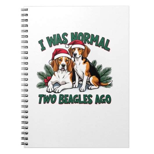 Beagle Kersthond Eigenaar Xmas Vakantie Panama Notitieboek (Voorkant)