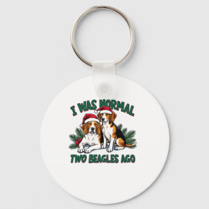 Beagle Kersthond Eigenaar Xmas Vakantie Panama Sleutelhanger