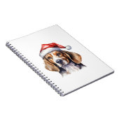 Beagle Kersthond Notitieboek (Rechterzijde)