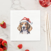Beagle Kersthond Servet (Insitu)
