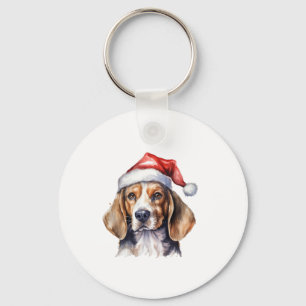 Beagle Kersthond Sleutelhanger