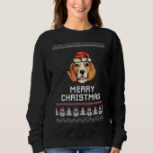 Beagle kerstkeuker trui (Voorkant)