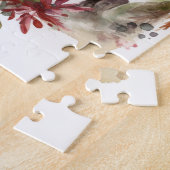 Beagle Kerstkrans Festieve Pup Legpuzzel (Zijkant)