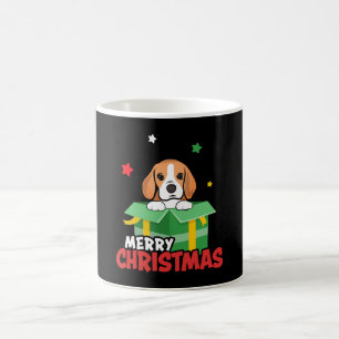 Beagle Kerstman Hondenliefhebbers Prettig Kerstfee Koffiemok