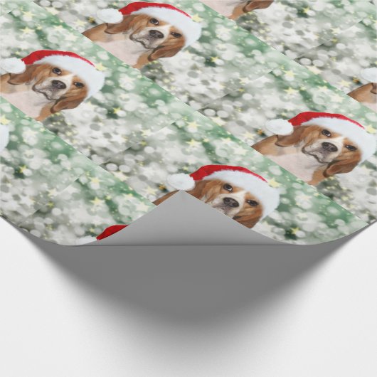 Beagle Kerstmis Cadeaupapier (Hoek)
