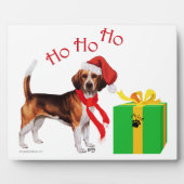 Beagle Kerstmis Fotoplaat (Voorkant)