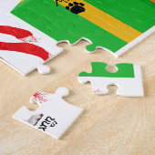 Beagle Kerstmis Legpuzzel (Zijkant)