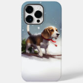 Beagle Kerstmis sneeuw winter Case-Mate iPhone Case (Achterkant)