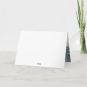 Beagle Kerstmis sneeuw winter Kaart (Achterkant)