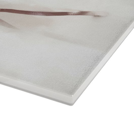 Beagle Kerstmis sneeuw winter Snijplank (Hoek)