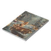 Beagle kerstvakantie notitieblok (Linkerzijde)