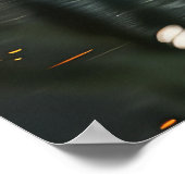 Beagle kerstvakantie poster (Hoek)