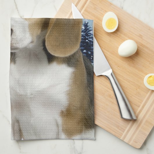 Beagle Kitchen Towel Theedoek (Quarter Fold)