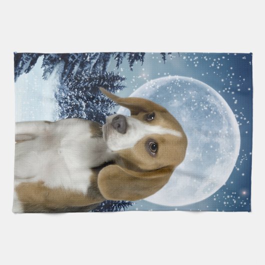 Beagle Kitchen Towel Theedoek (Horizontaal)